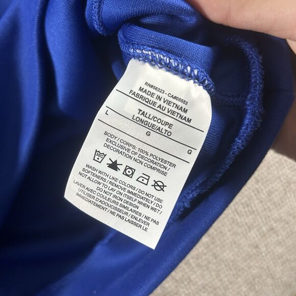 Nike Detroit Pistons Team Issued Blue Shooting Shirt Men’s LT Engineered Dri Fit - Picture 7 of 10